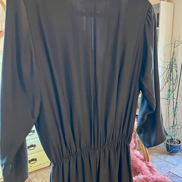 Karina Grimaldi Black Silk Jumpsuit - Picture 6 of 7